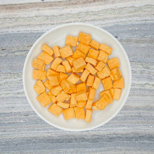Freeze-Dried Cheese Cubes – 1 lb Bulk Bag (For Dogs)