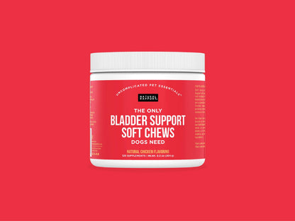 The Only Bladder Support Soft Chews Dogs Need: 120 count jar