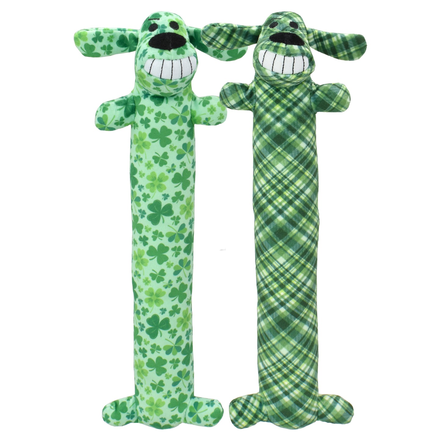 St.Patrick’s Day Loofa Dog Plush Dog Toy 12” | Multipet