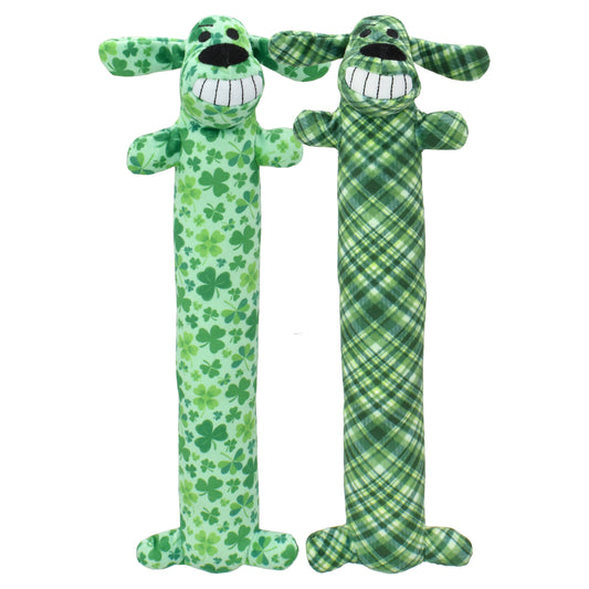 St.Patrick’s Day Loofa Dog Plush Dog Toy 12” | Multipet