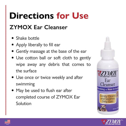 Zymox Ear Cleanser 4oz