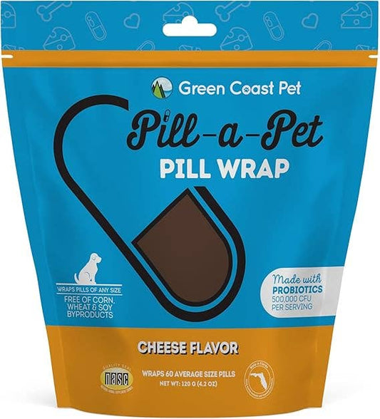 Pill a Pet Pill 60 Wraps for Dogs with Probiotics