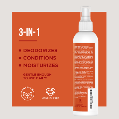 The Only Between Bath Spray Dogs Need - Apple & Pumpkin: 3 ounce