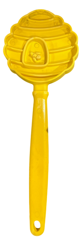 Lick Stick Hand-Held Interactive Enrichment Toys: Beehive Lick Stick - yellow