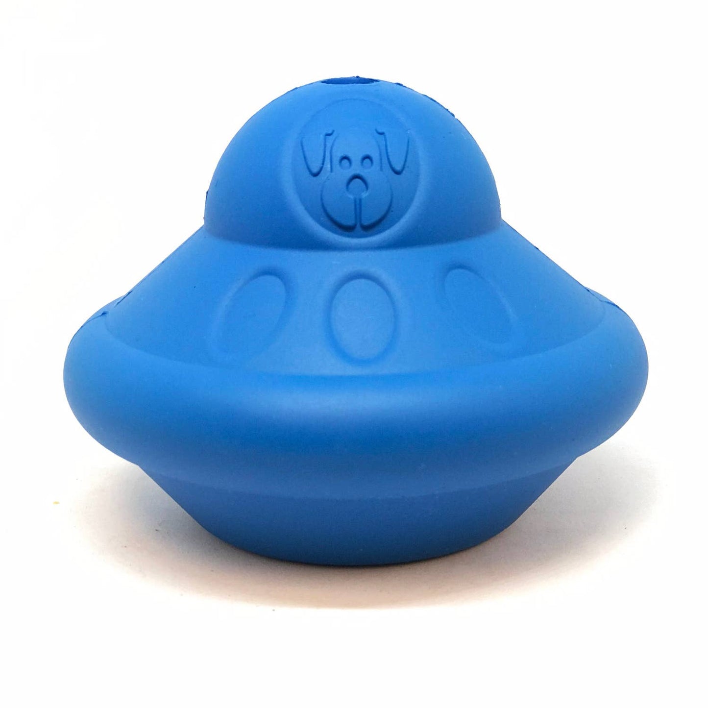 Spotnik Flying Saucer -Chew Toy-Treat Dispenser-Blue: Medium