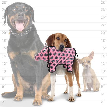 Tuffy Medium Barnyard Pig, Durable, Tough, Dog Toy