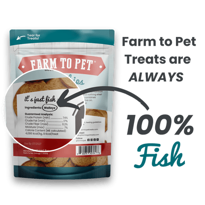 Fish Chips Dog Treats: Value 12oz