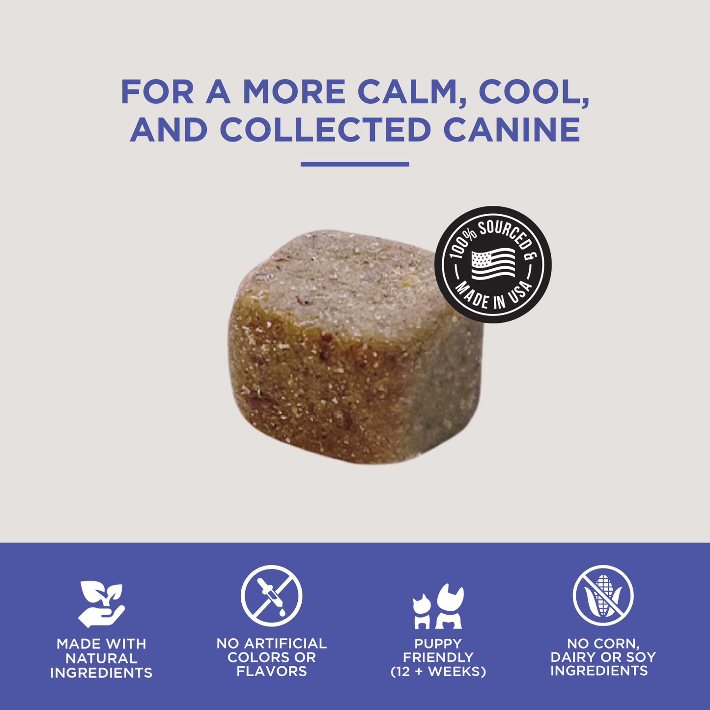 The Only Hemp Calming Soft Chews Dogs Need: 12 count pouch