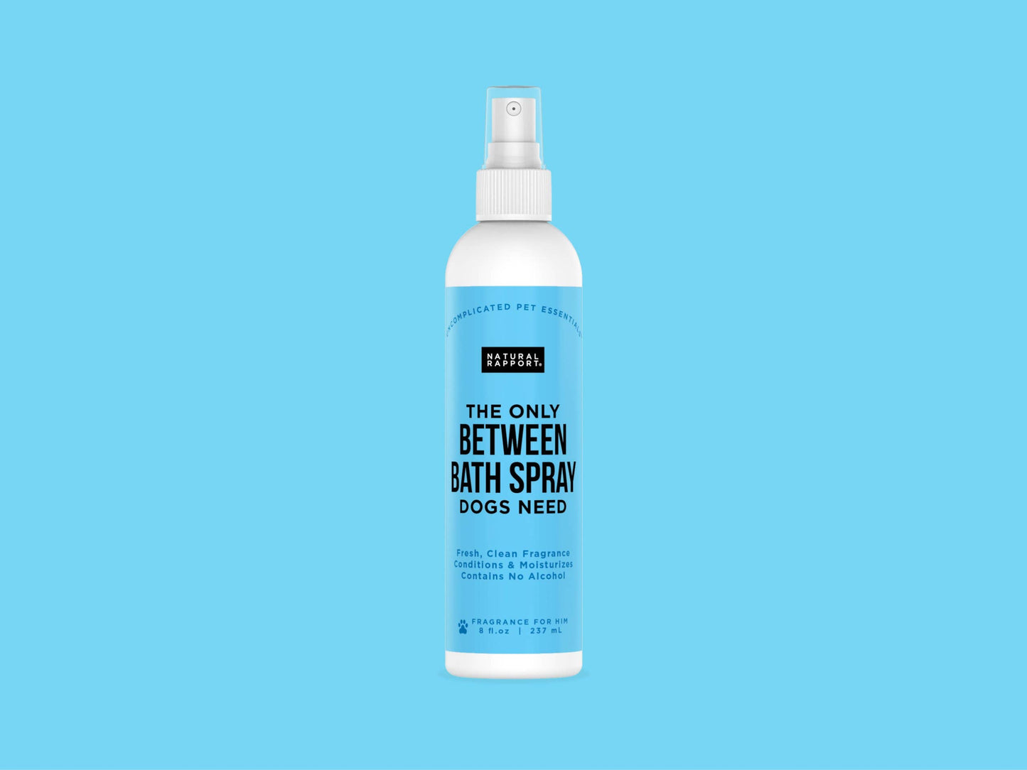 The Only Between Bath Spray Dogs Need - Amber & Sandalwood: 8 ounce