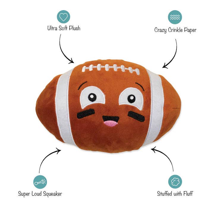 I Wanna Be A Baller Plush Dog Toy | PetShop by Fringe Studio