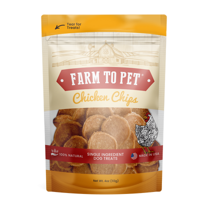 Chicken Chips Dog Treats: 12oz