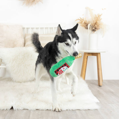 Wagsdale Glass Of Cheer Plush Dog Toy