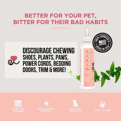 The Only Bitter Anti Chew Spray Dogs May Need: 3 ounce