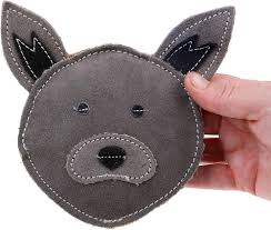 COUNTRY TAILS GRAY DOG FACE