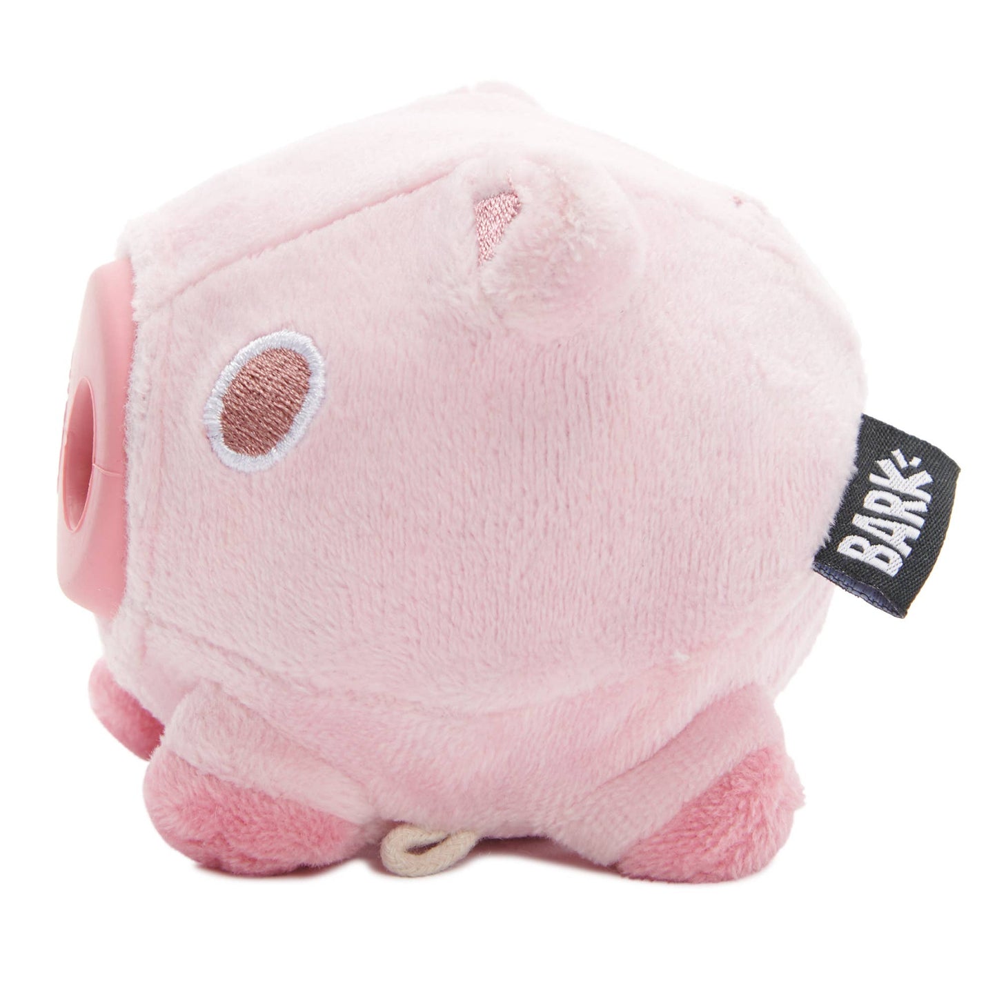 Hambone Pig Hog Rubber Super Chewer Dog Toy Pink Medium | BARK