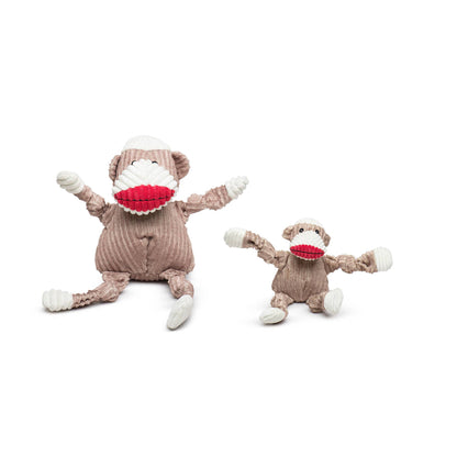 Stuey Sock Monkey Knottie®  Plush Dog Toy: Small