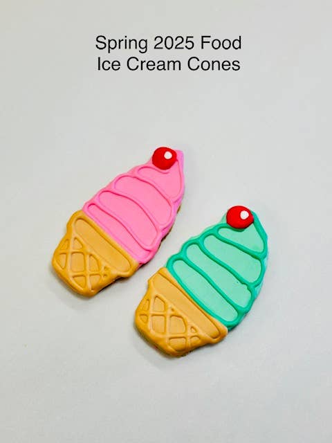 Freshly Picked Spring Collection: Ice Cream Cones Assorted 3.5”