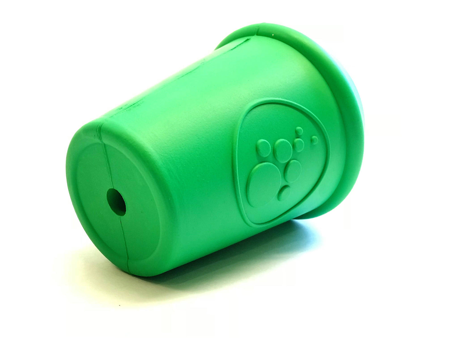 SP Coffee Cup Durable Rubber Chew Toy and Treat Dispenser: Medium Green Coffee Cup