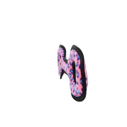 Tuffy Medium Tug-O-War - Pink Leopard, Squeaky Dog Toy
