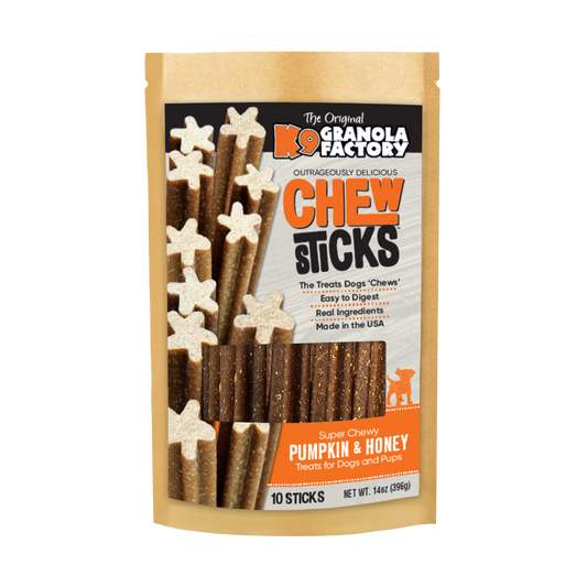 Chew Sticks Pumpkin & Honey 10ct