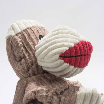 Stuey Sock Monkey Knottie®  Plush Dog Toy: Small
