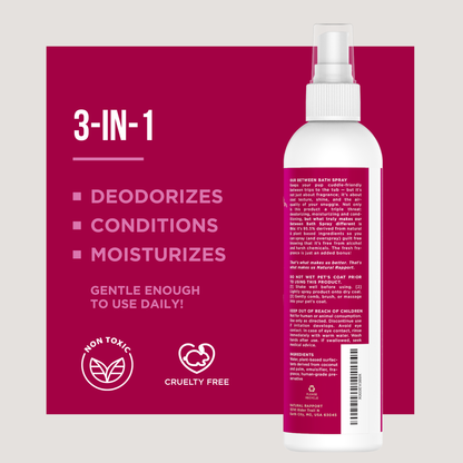 The Only Between Bath Spray Dogs Need - Cranberry & Vanilla: 8 ounce