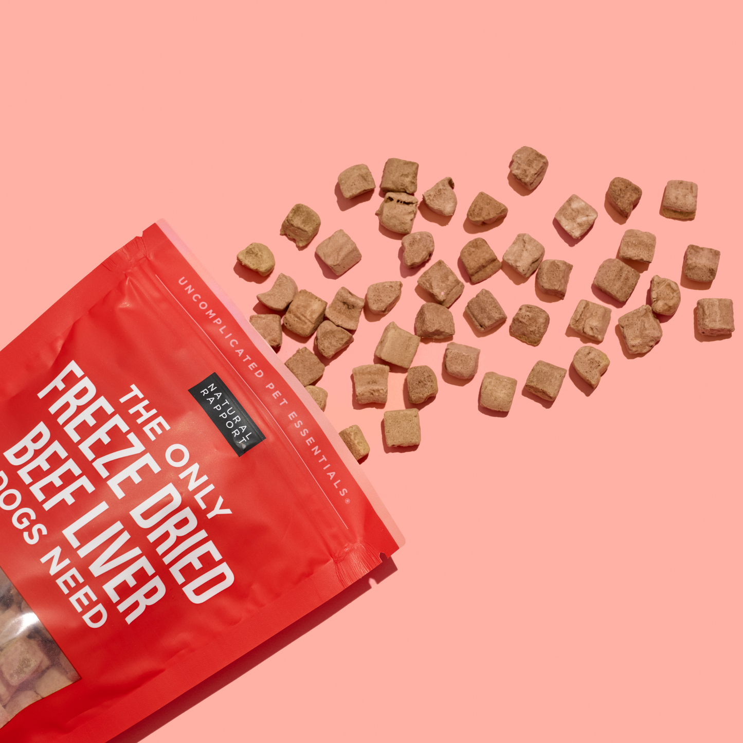 The Only Freeze Dried Beef Liver Dogs Need: 4 oz bag