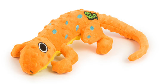 Amphibianz Gecko Squeaky Plush Dog Toy Large | GoDog